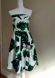 Limited Strapless Floral Cocktail Dress - 2